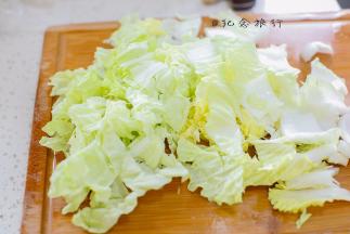 白菜切块