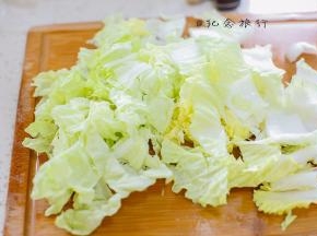 白菜切块