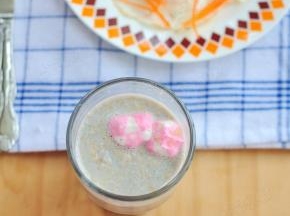 最后放入棉花糖。