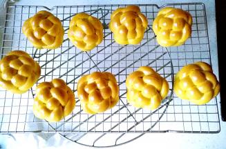 趁热抹融化的黄油