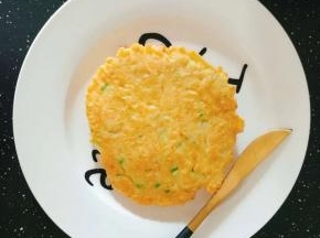 好吃营养的玉米面西葫芦鸡蛋饼。