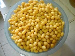 煮好的豆子沥干水分、充分晾凉。