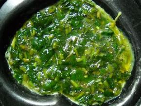 再加入枸杞蛋清液。