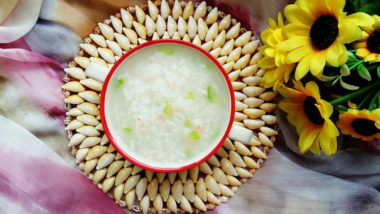 宝宝辅食-丝瓜鲜虾粥