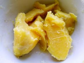 红薯切块蒸熟
