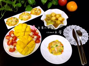 色彩艳丽的迷你披萨是否有勾起你的食欲！