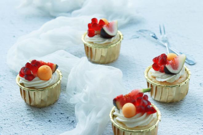 浓郁热带风—戚风杯子蛋糕