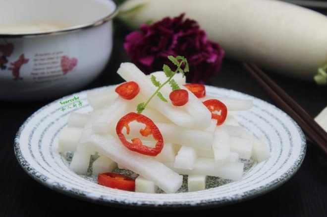 酸甜萝卜条