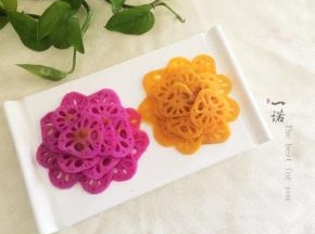 美味、可口的双味藕片就可以上桌了