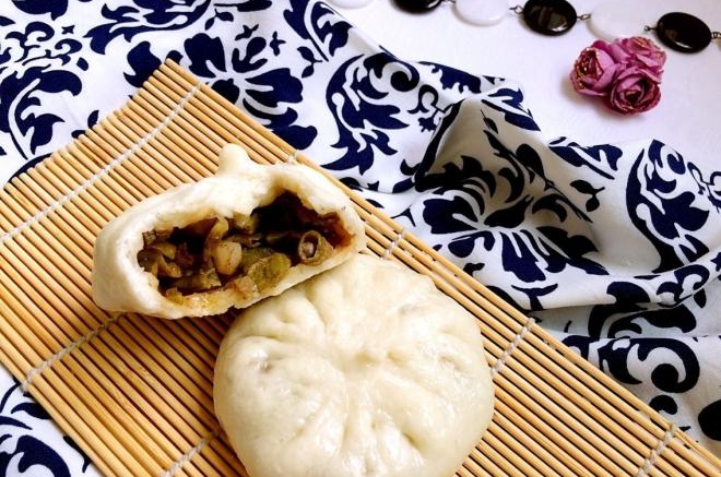 豆角猪肉包