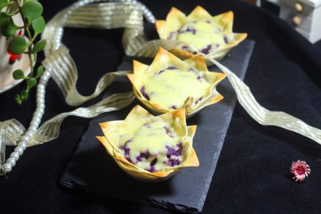 马苏里拉芝士紫薯杯