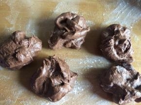 取出排气、分成五份