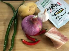 准备好食材。