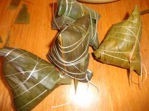 把所有的粽子全部包好