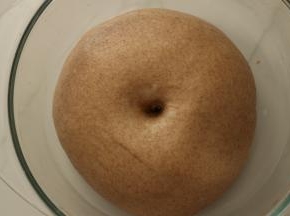 发酵至两倍大，戳洞且不回缩得状态。