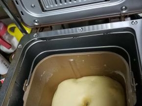 加入黄油，一个操作。发酵一个小时。约发酵至2—3倍大。