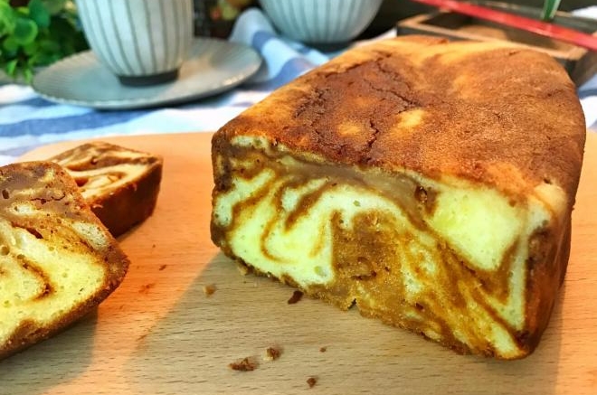 大理石纹焦糖乳酪磅蛋糕