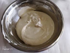 切拌好的面糊。