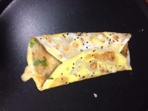 把上面的料随意的包起来即可