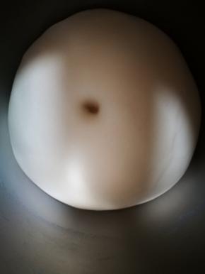 发酵到2倍大，戳洞不回缩不塌陷