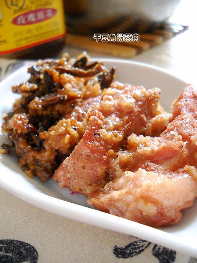 干豆角粉蒸玫瑰腐乳肉