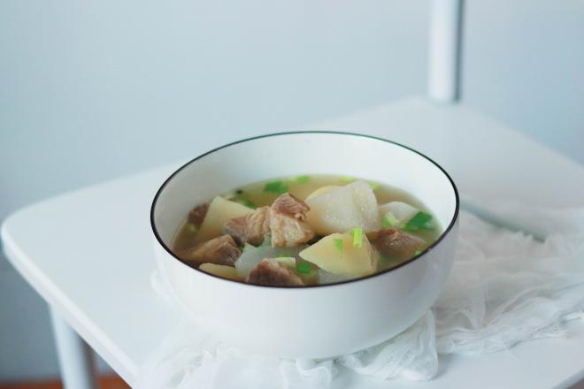 清炖萝卜牛腩汤