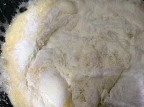 然后加入奶粉