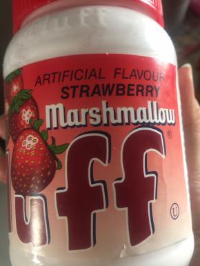 发现家里还有罐fluff草莓棉花糖