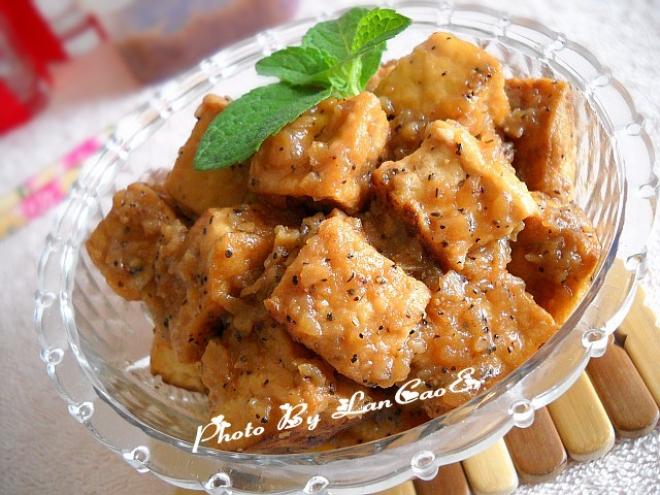 黑椒汁豆腐