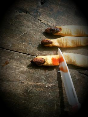 抹上番茄酱随意做造型哦