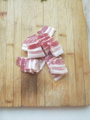 五花肉切片