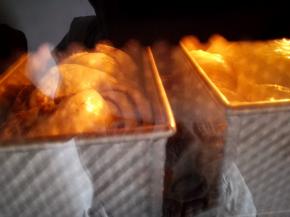 13.	烤箱预热，上下火，下层，180度，烤40分钟，为防止上色过重，烤10分钟左右加盖锡纸，