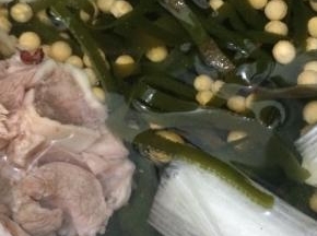 盖上盖子，打到煲汤铛，煲四十五分钟