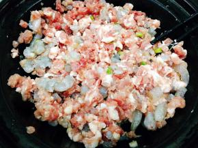 五花肉末加虾仁