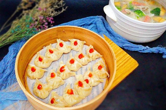 一锅出--蒸饺+鲜美的杂烩汤
