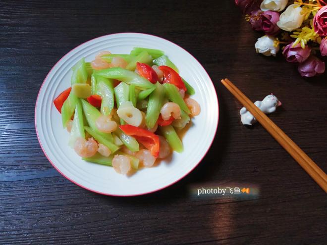 西芹炒虾仁