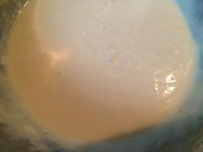 拌成无颗粒的液体