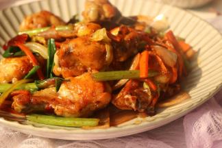 表皮酥脆，肉却很嫩。