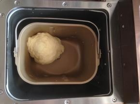 第一次和面结束时