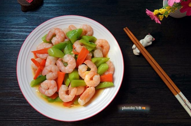 清炒凌鲜青虾仁