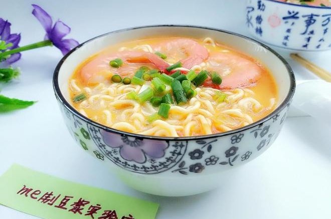 鲜虾豆浆方便面