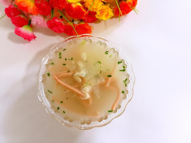 冬瓜虾皮火腿汤