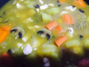 最后煮到咖喱粘稠，即可