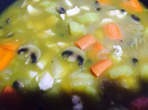 最后煮到咖喱粘稠，即可