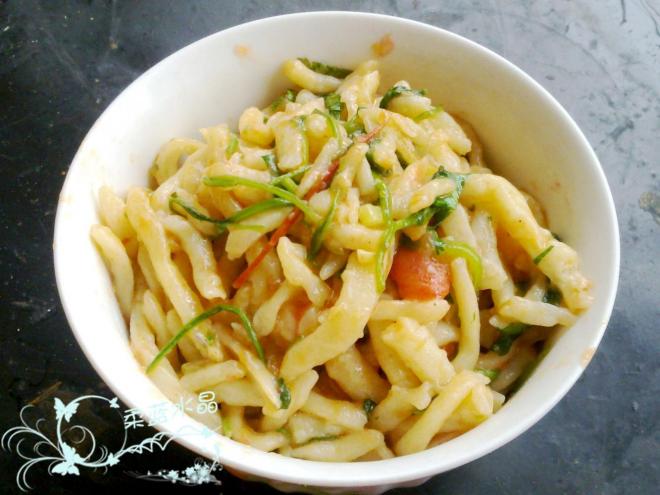 菠菜炒面