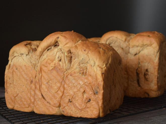 红糖大枣核桃吐司