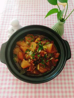 萝卜牛肉好了。