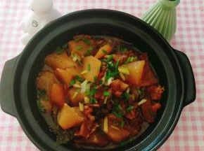 萝卜牛肉好了。