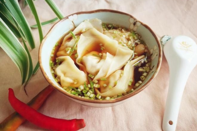 全自制大葱馄饨