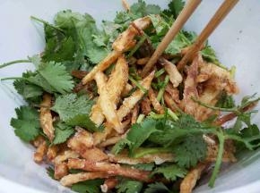 用筷子拌匀就可以了